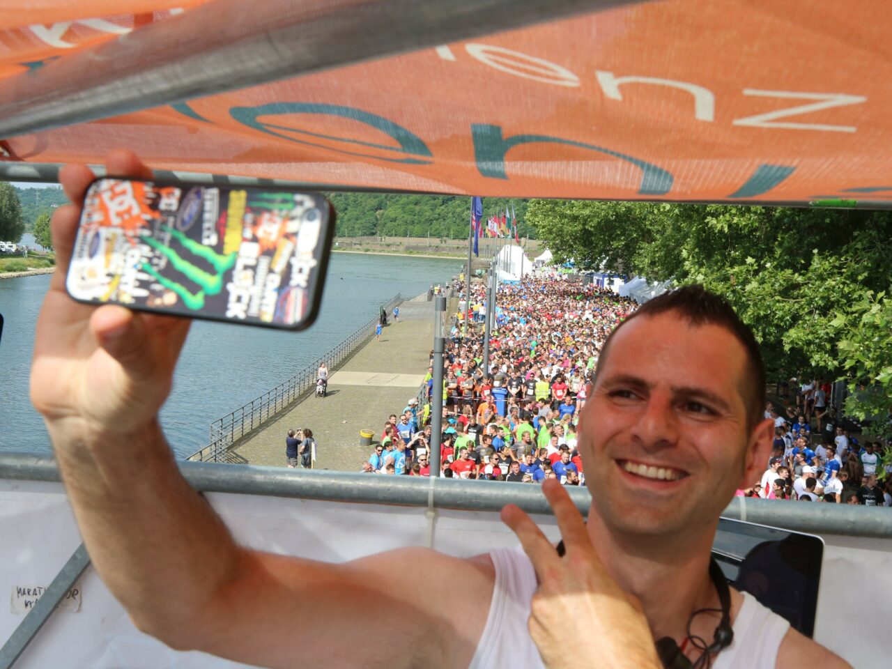 RPR1.DJ beim Münz-Firmenlauf in Koblenz