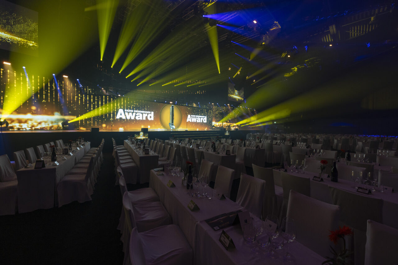 Bühne beim Radio Regenbogen Award