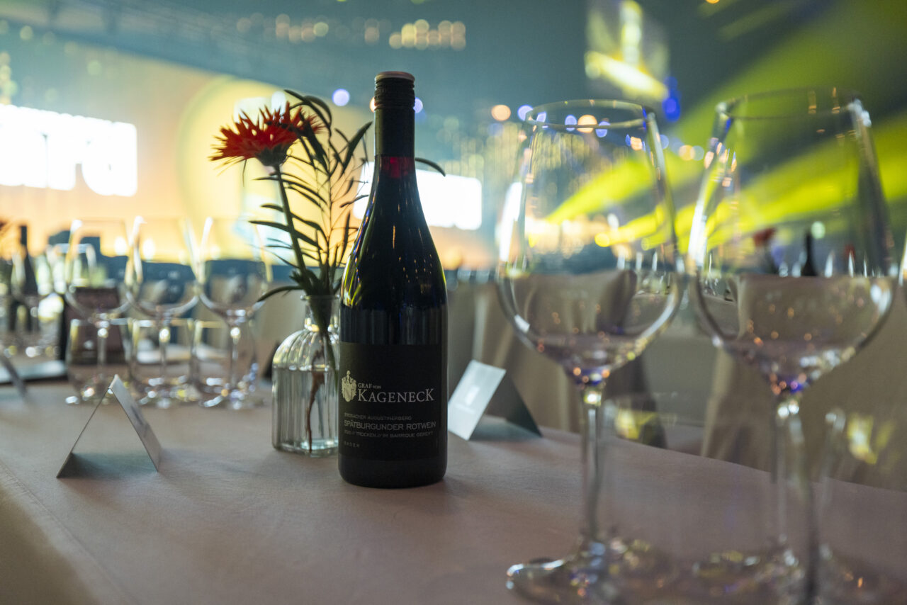 Tischdeko beim Radio Regenbogen Award