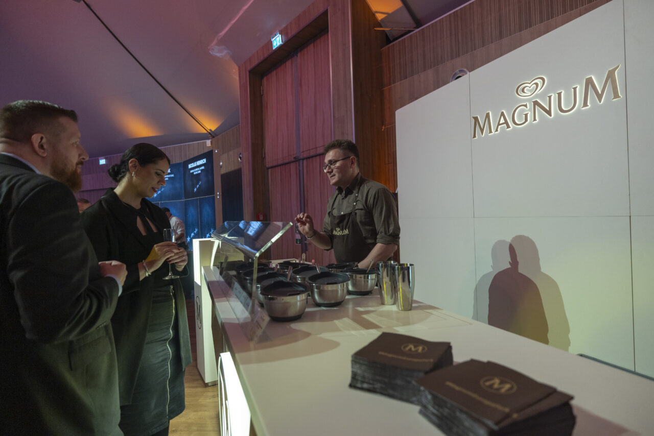 Magnum-Eisstand auf dem Radio Regenbogen Award